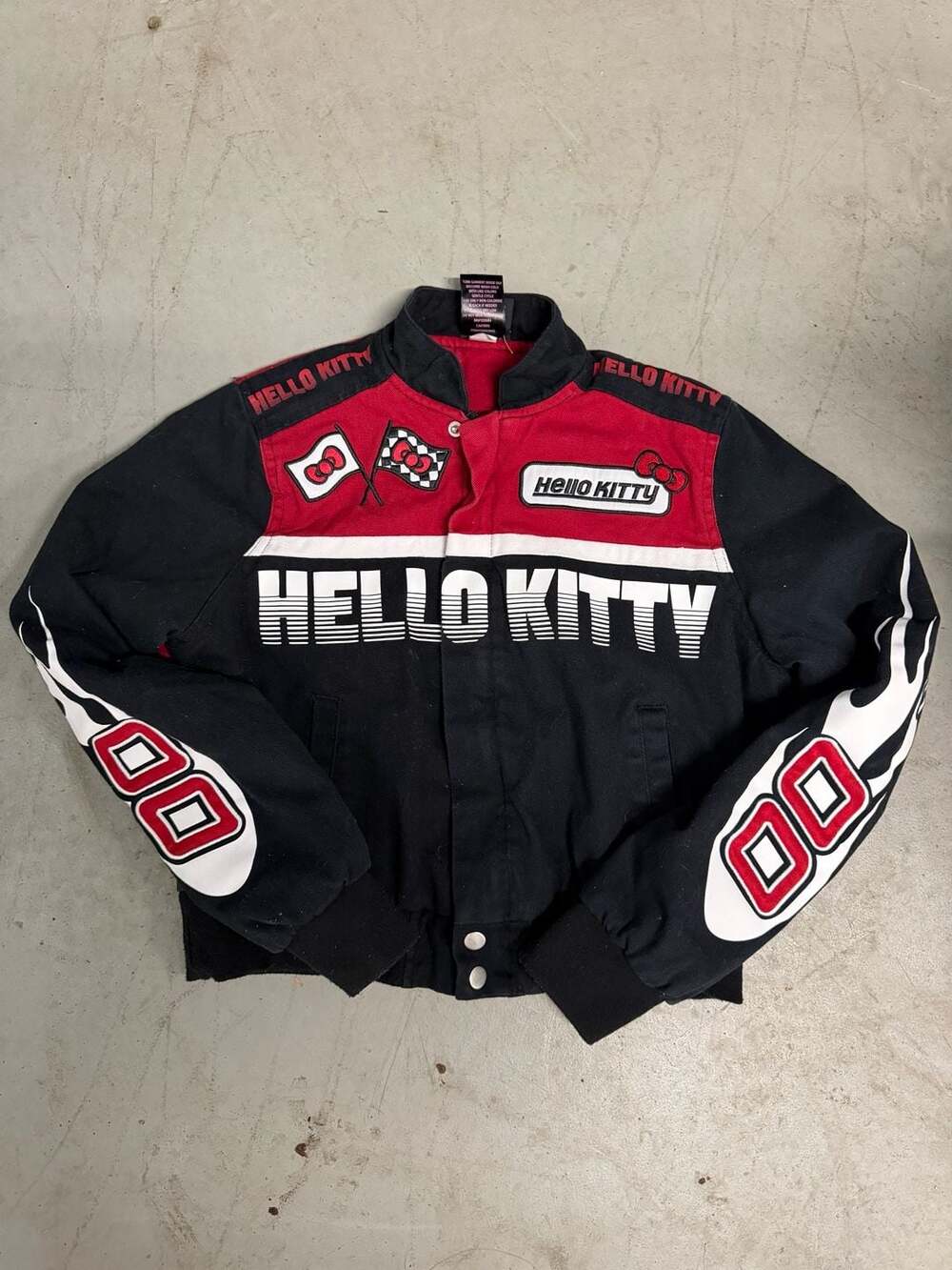 Hello Kitty Tokyo Speed Flames Racing Jacket BoxLunch Exclusive